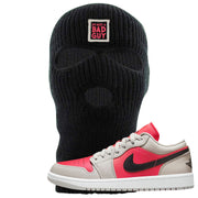 Light Iron Ore Low 1s Ski Mask | I'm Not A Bad Guy, Black