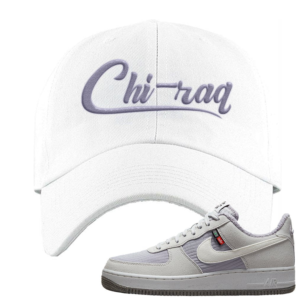 Toasty Low 1s Dad Hat | Chiraq, White