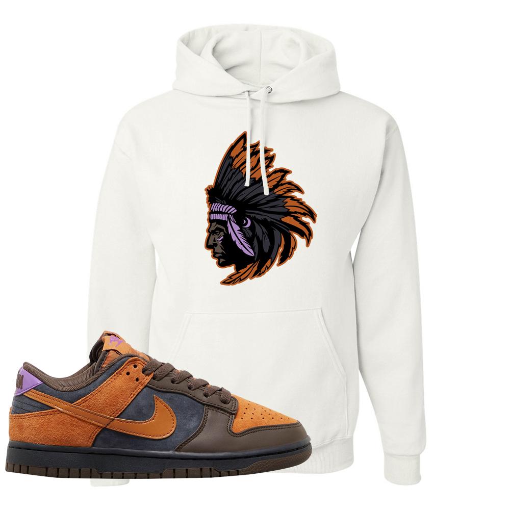 SB Dunk Low Cider Hoodie | Indian Chief, White