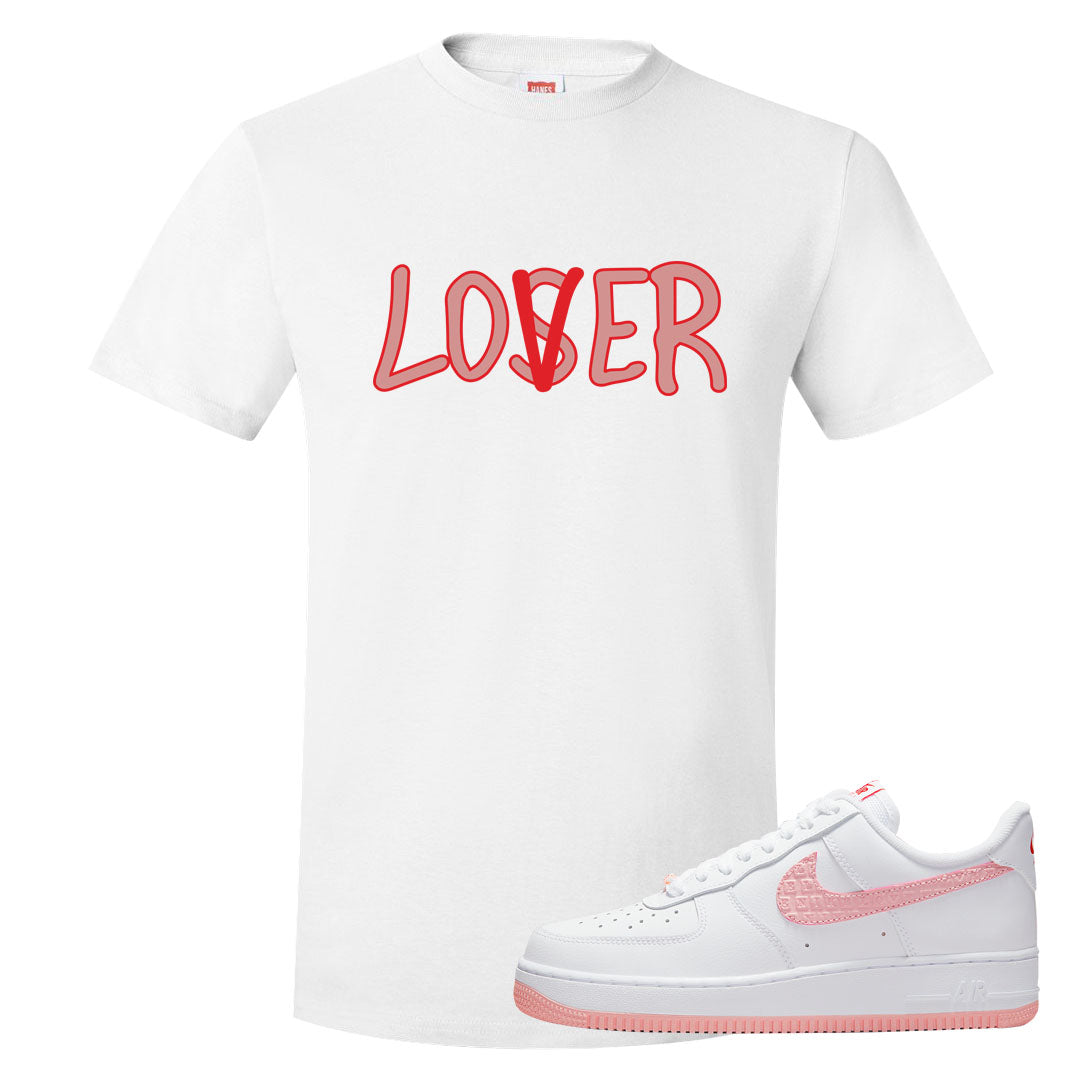 Valentine's Day 2022 AF1s T Shirt | Lover, White