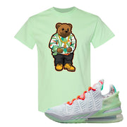 GOAT Bron 18s T Shirt | Sweater Bear, Mint