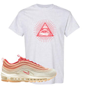 Sisterhood 97s T Shirt | All Seeing Eye, Ash