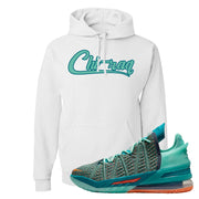 Lebron 18 We Are Family Hoodie | Chiraq, White