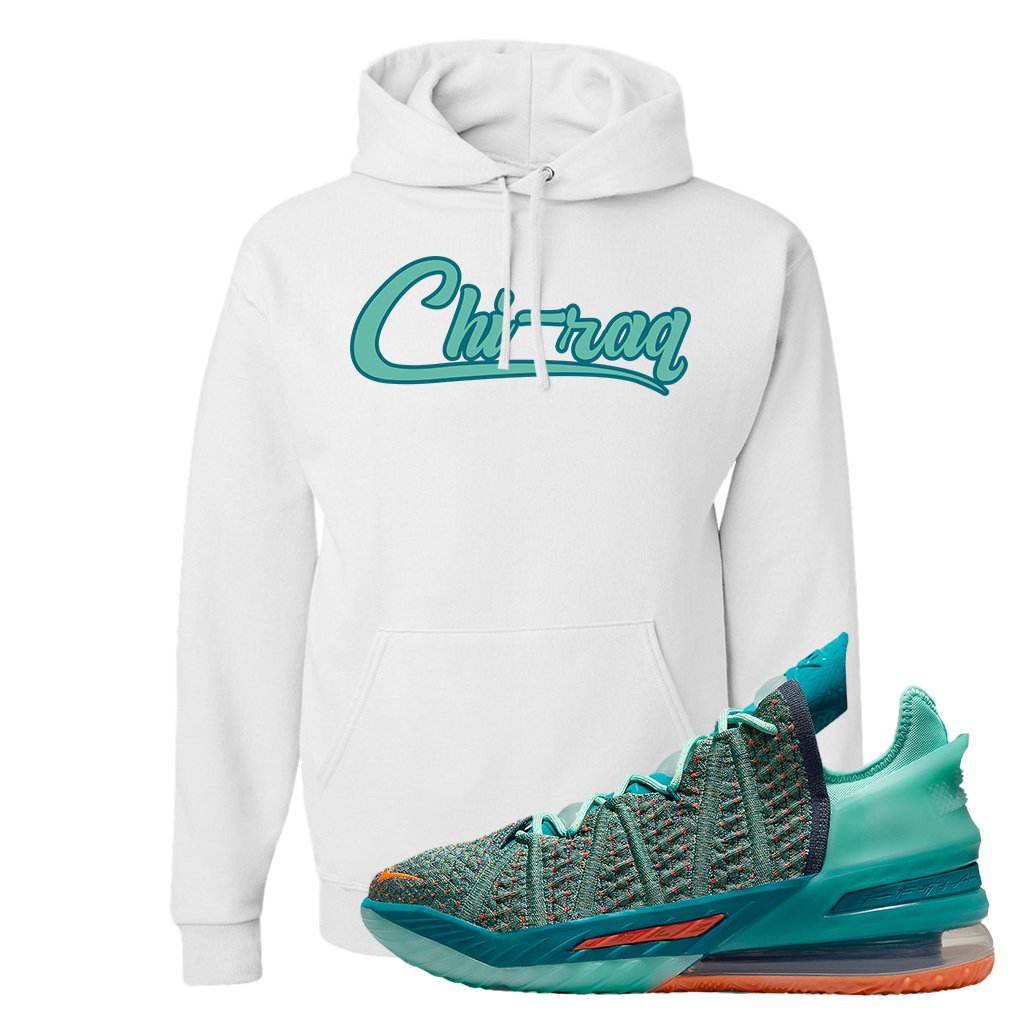 Lebron 18 We Are Family Hoodie | Chiraq, White