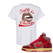 Acid Wash Red 1985 High Dunks T Shirt | Talk Lips, Ash