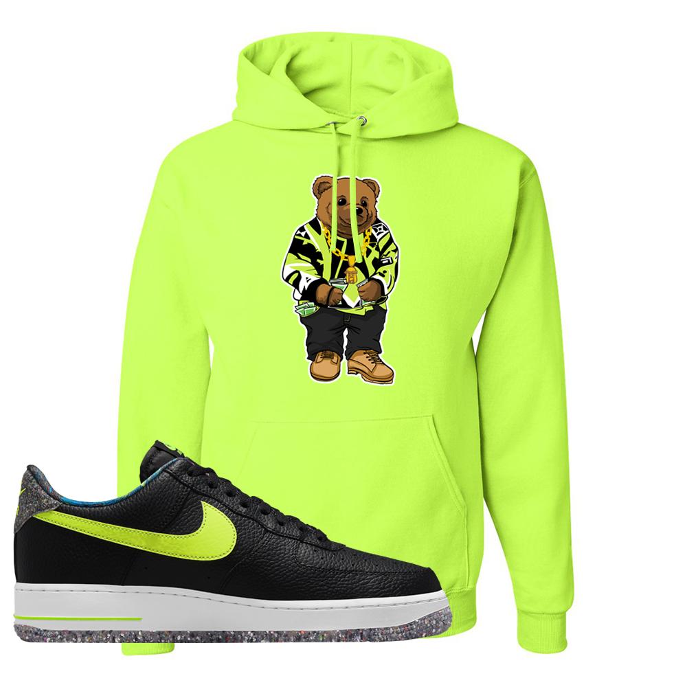 Air Force 1 Low Volt Grind Hoodie | Sweater Bear, Safety Green