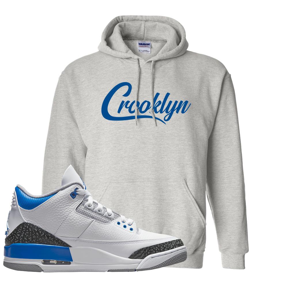 Racer Blue 3s Hoodie | Crooklyn, Ash