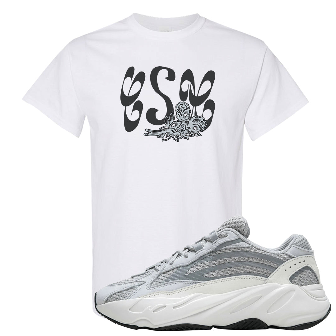 Static v2 700s T Shirt | Certified Sneakerhead, White