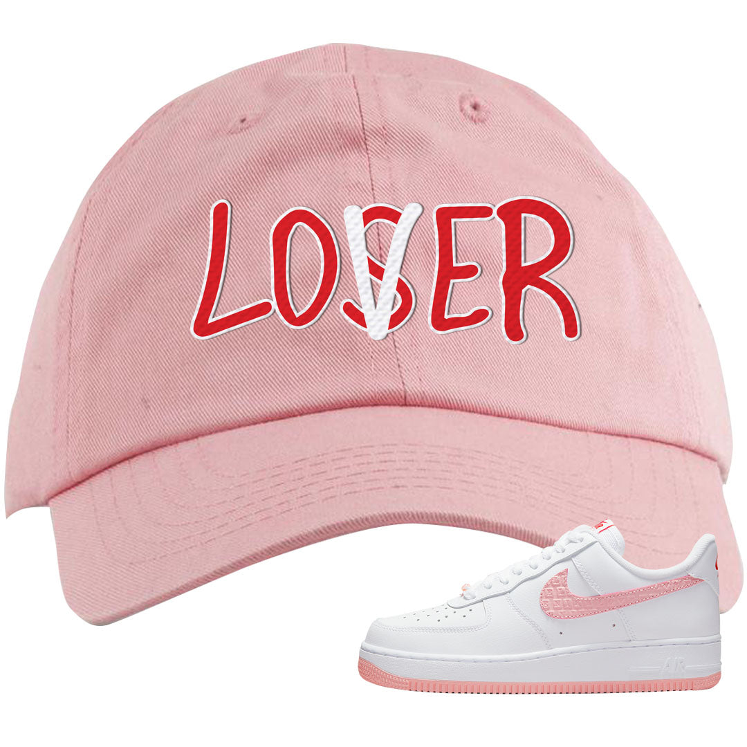 Valentine's Day 2022 AF1s Dad Hat | Lover, Light Pink