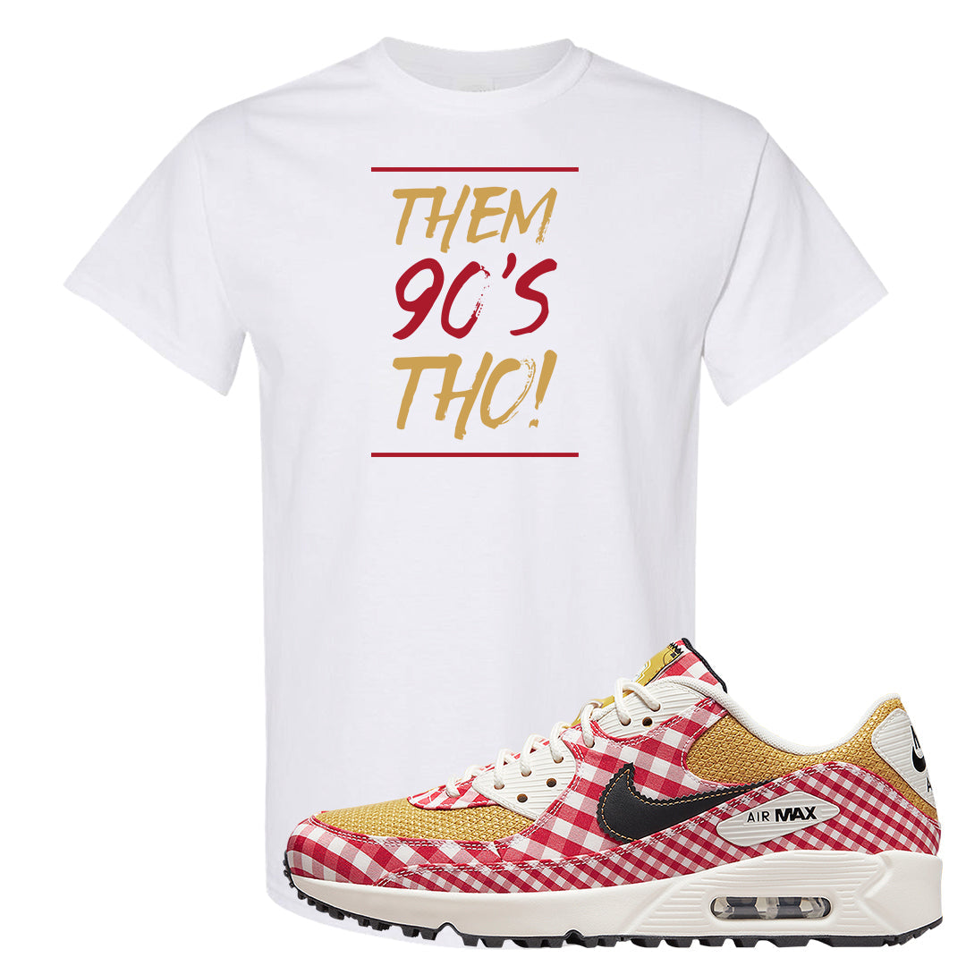 Picnic Golf 90s T Shirt | Them 90's Tho, White