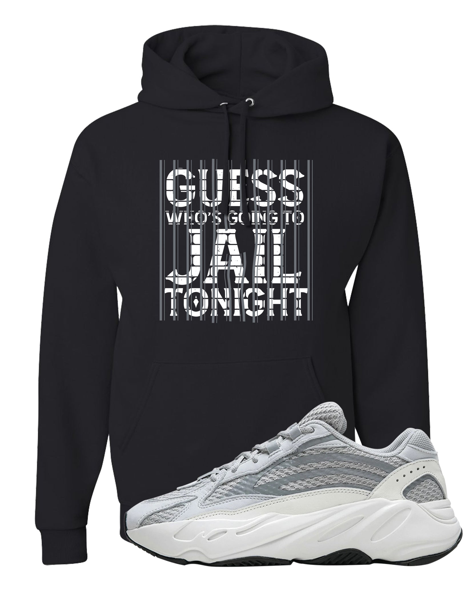 Static v2 700s Hoodie | Jail, Black