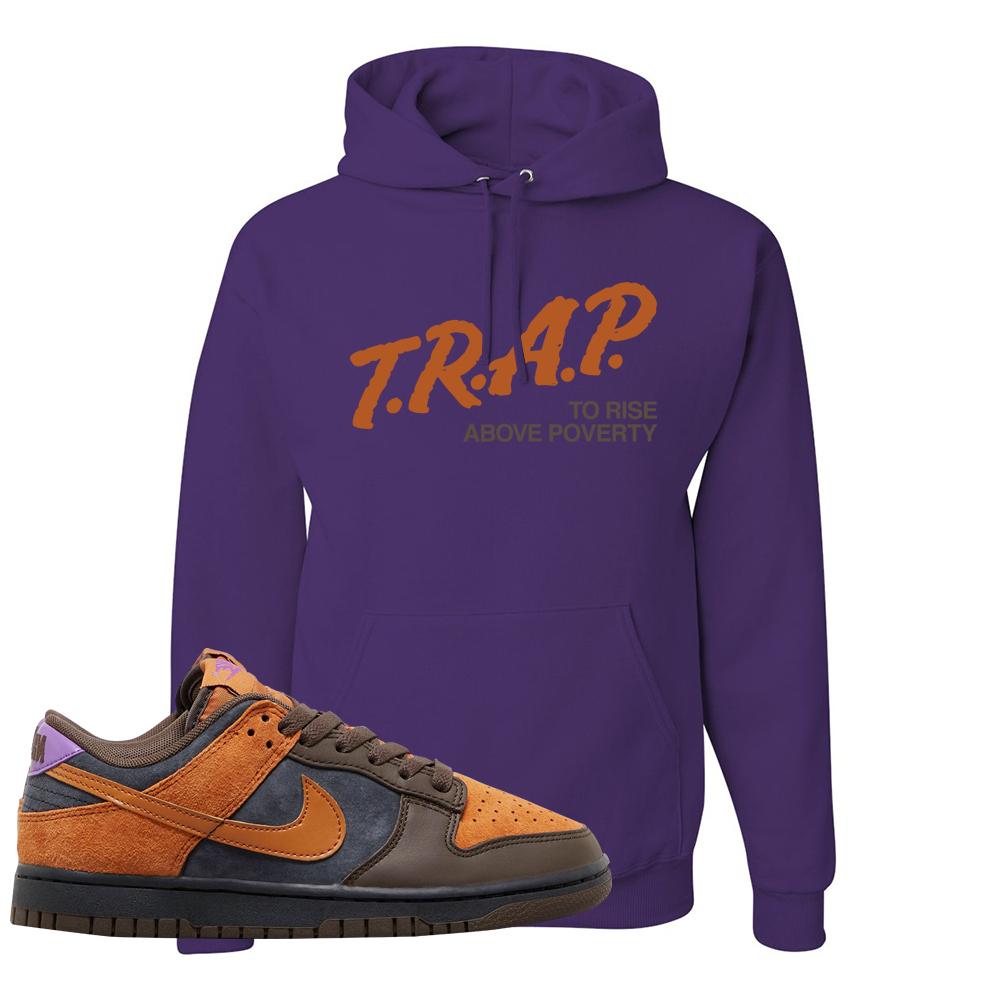 SB Dunk Low Cider Hoodie | Trap To Rise Above Poverty, Purple