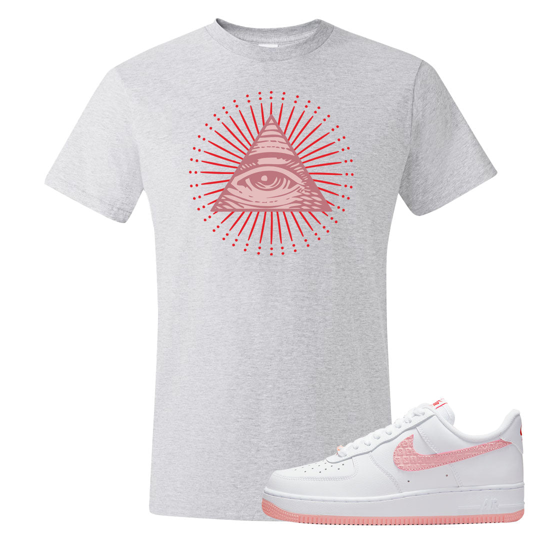 Valentine's Day 2022 AF1s T Shirt | All Seeing Eye, Ash