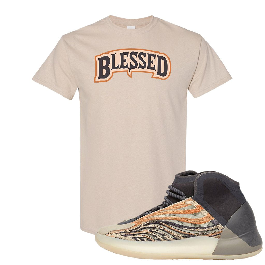 Yeezy Quantum Flash Orange T Shirt | Blessed Arch, Sand