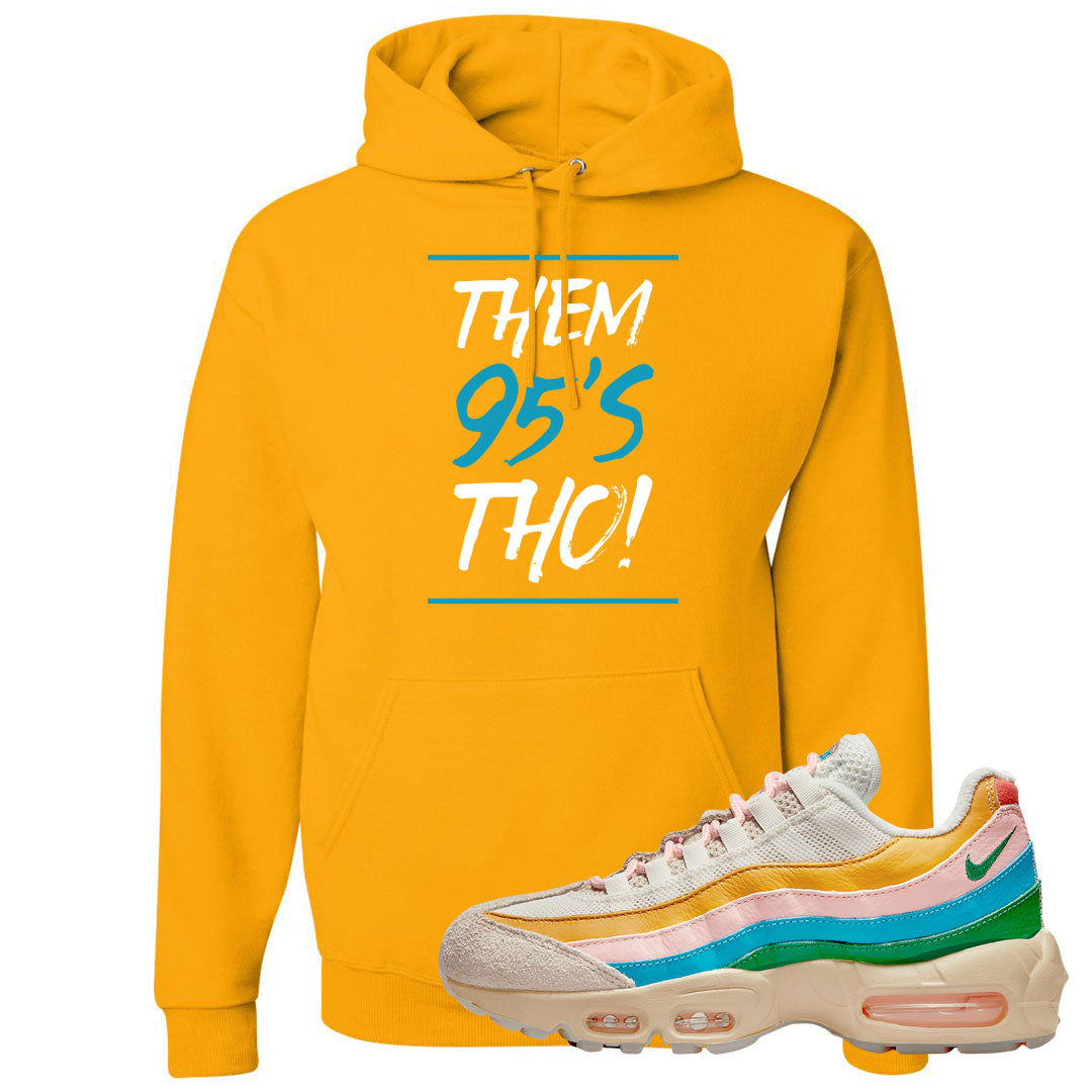 Rise Unity Sail 95s Hoodie | Them 95's Tho, Gold