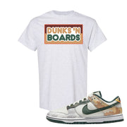 Camo Low Dunks T Shirt | Dunks N Boards, Ash