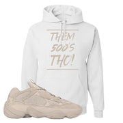 Yeezy 500 Taupe Light Hoodie | Them 500's Tho, White