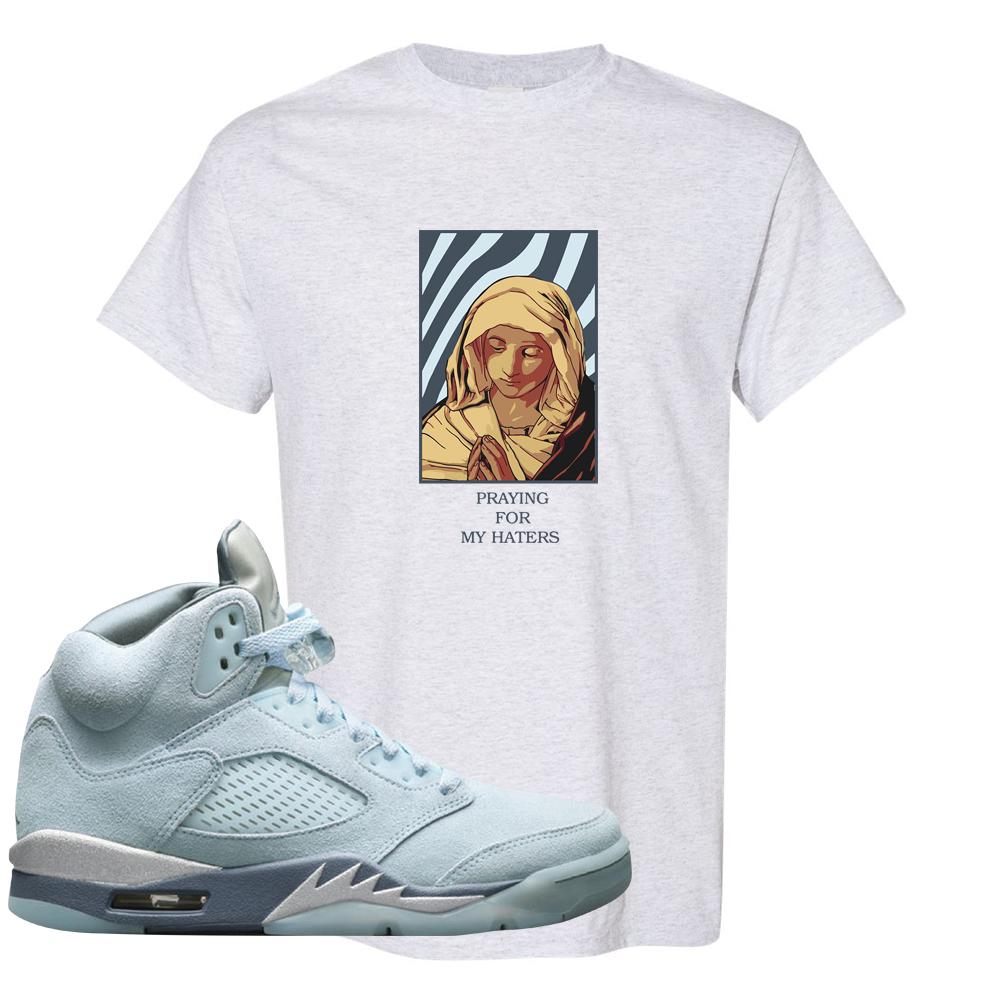 Blue Bird 5s T Shirt | God Told Me, Ash