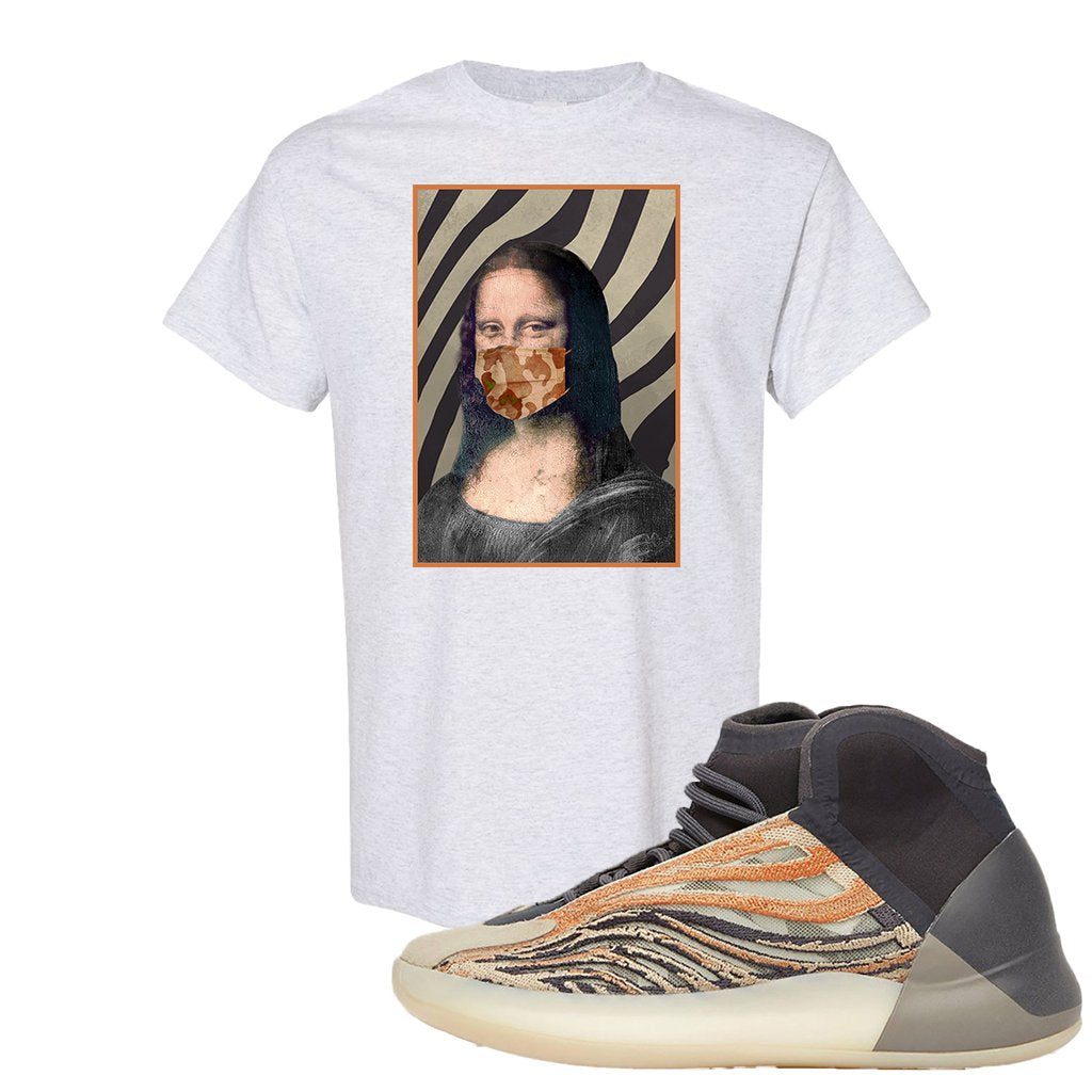 Yeezy Quantum Flash Orange T Shirt | Mona Lisa Mask, Ash