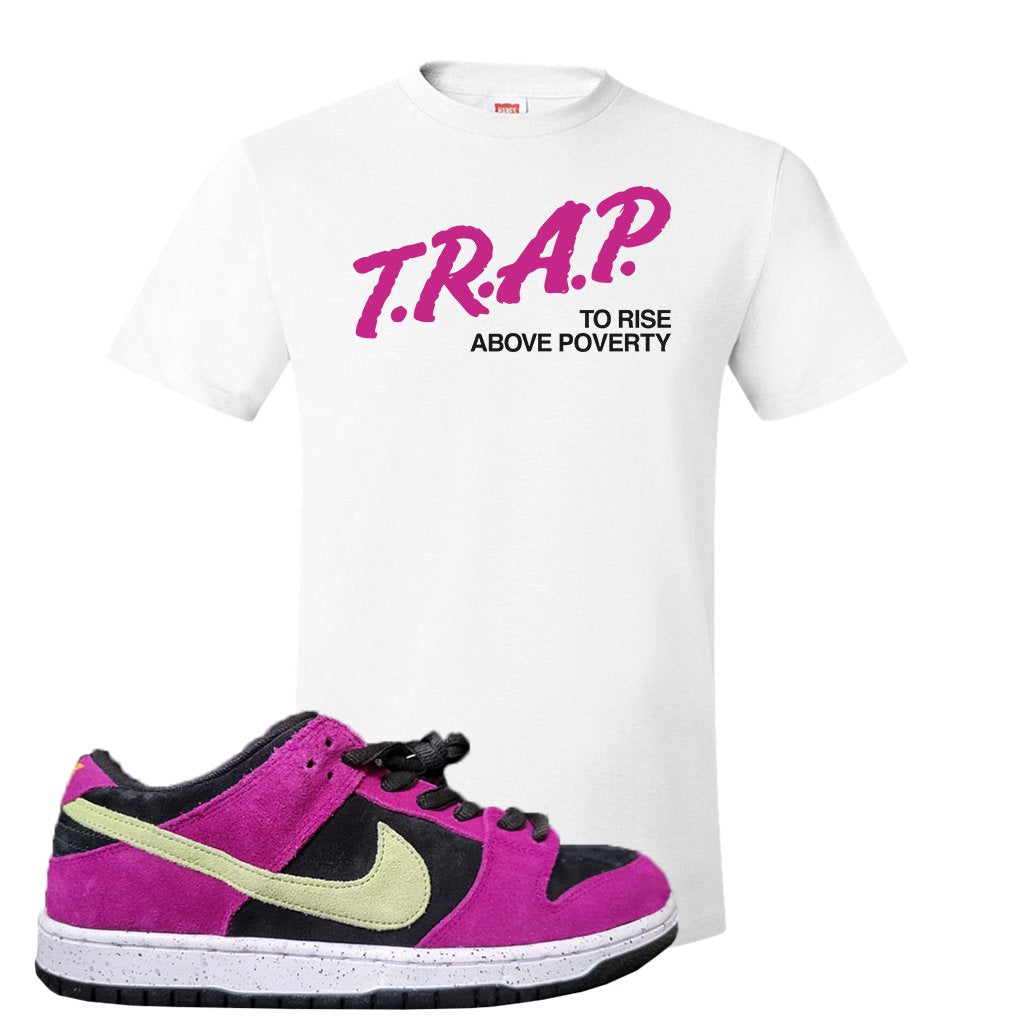 ACG Terra Low Dunks T Shirt | Trap To Rise Above Poverty, White