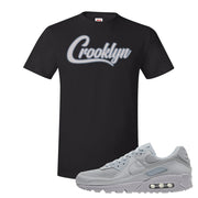 Air Max 90 Wolf Grey T Shirt | Crooklyn, Black