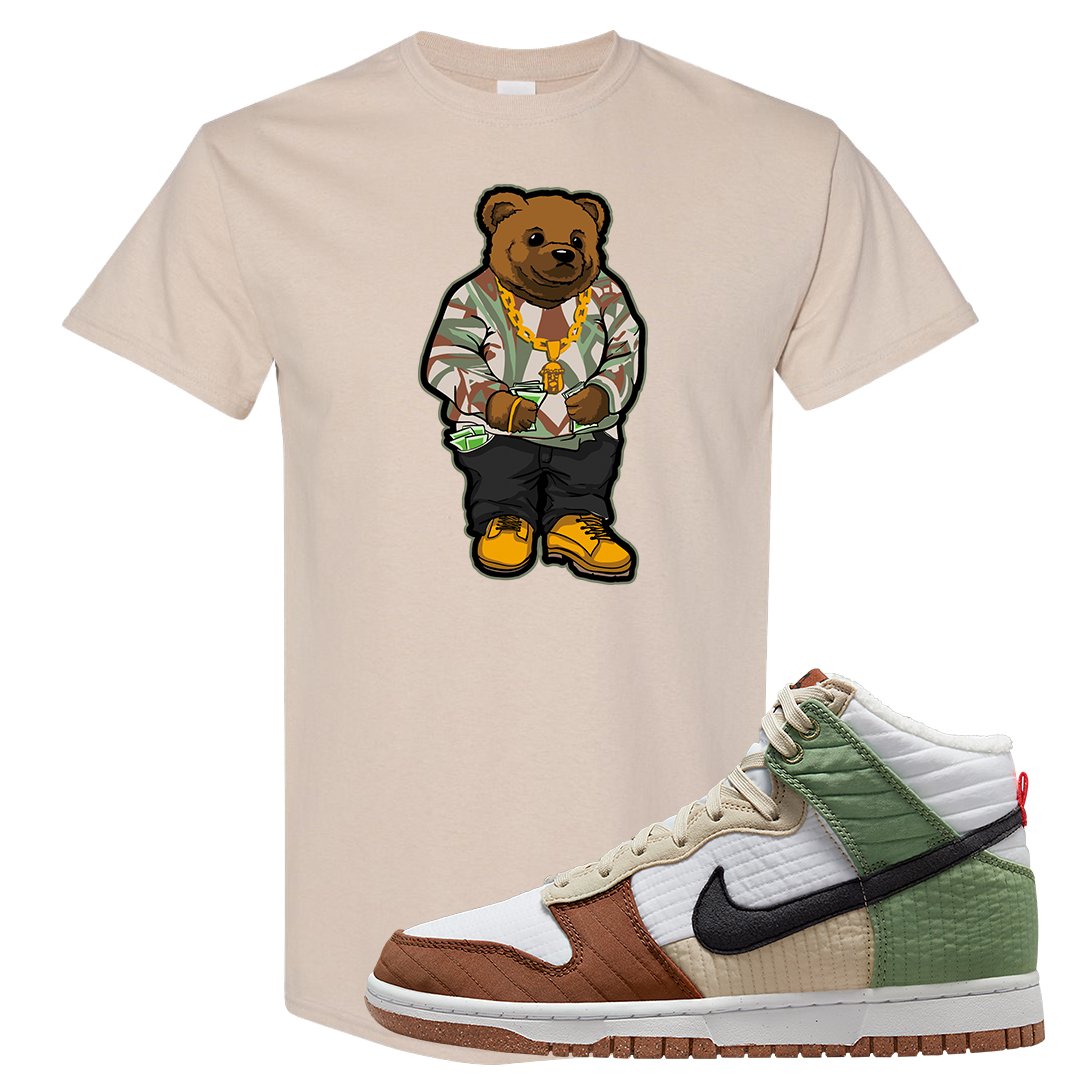 Toasty High Dunks T Shirt | Sweater Bear, Sand