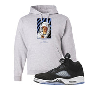 Oreo Moonlight 5s Hoodie | God Told Me, Ash