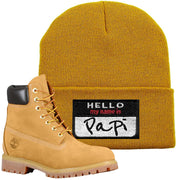 Match your Wheat Timbs from Timberland with this Timberland Boots matching winter beanie