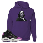 Eggplant Mid Questions Hoodie | Franklin Headband, Deep Purple