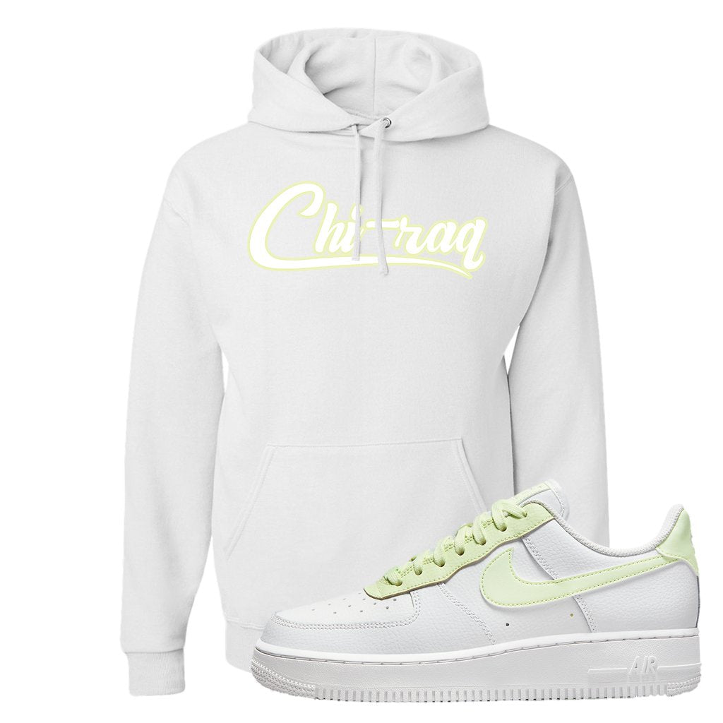 WMNS Color Block Mint 1s Hoodie | Chiraq, White