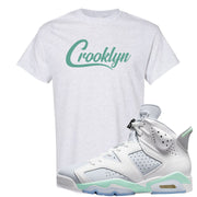 Mint Foam 6s T Shirt | Crooklyn, Ash