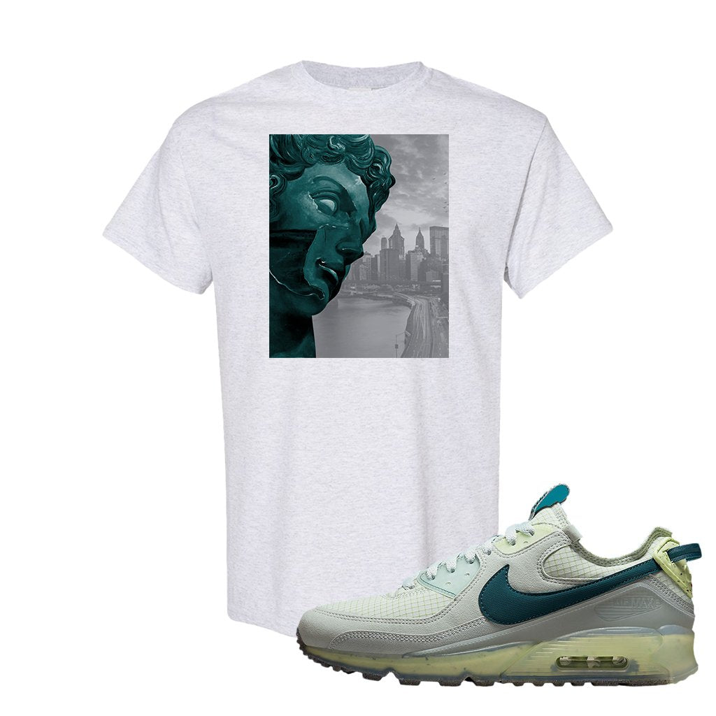 Seafoam Dark Teal Green 90s T Shirt | Miguel, Ash