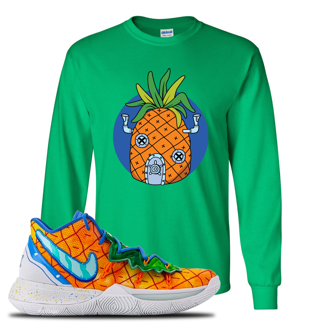 Kyrie 5 Pineapple House Pineapple House Irish Green Sneaker Hook Up Longsleeve T-Shirt