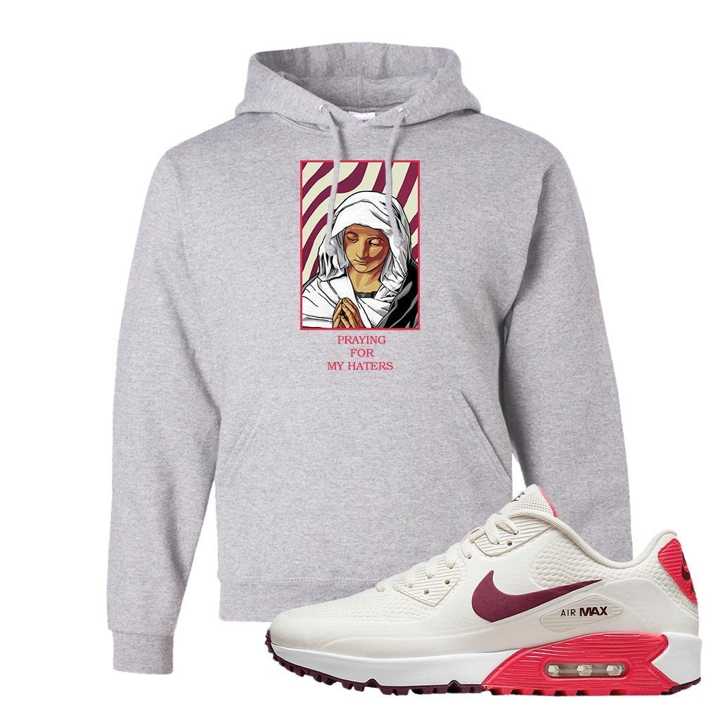 Fusion Red Dark Beetroot Golf 90s Hoodie | God Told Me, Ash
