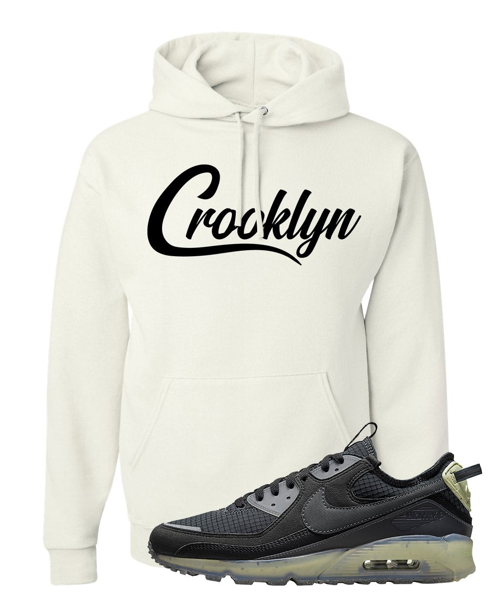 Terrascape Lime Ice 90s Hoodie | Crooklyn, White