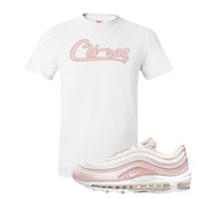 Barely Rose 97s T Shirt | Chiraq, White