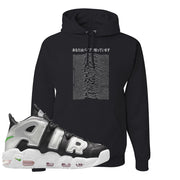 Black Silver Uptempos Hoodie | Vibes Japan, Black