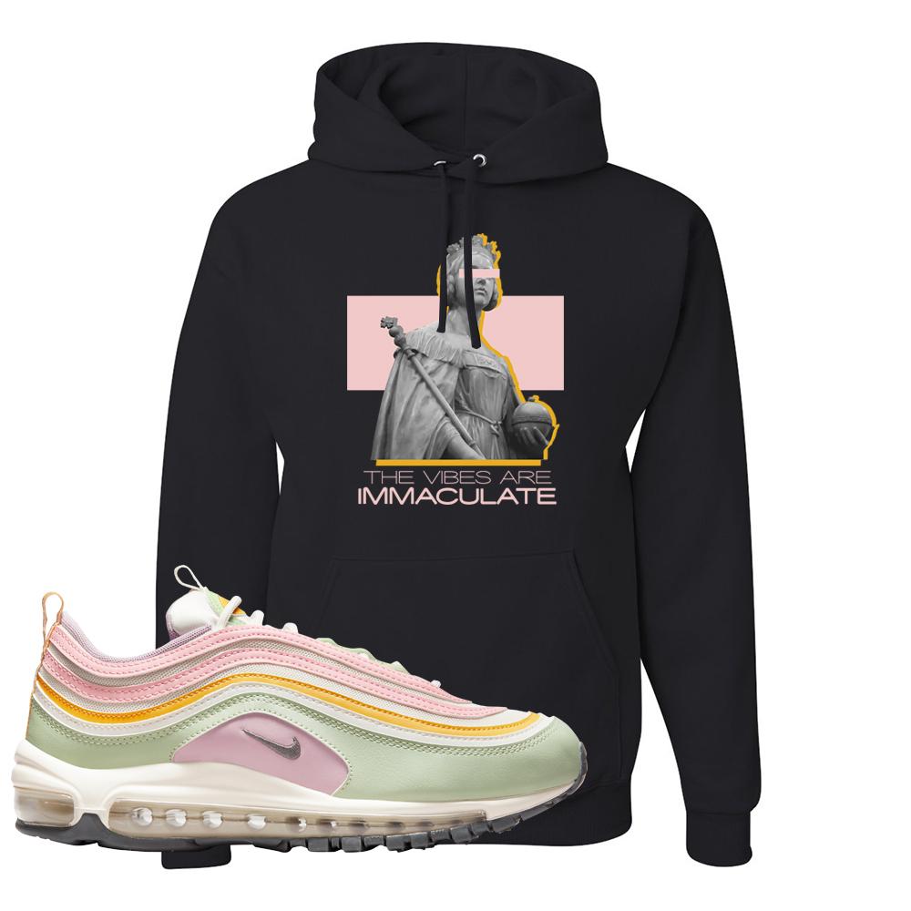 Pastel 97s Hoodie | The Vibes Are Immaculate, Black