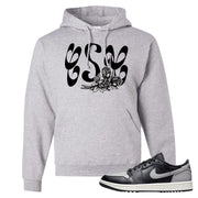 Shadow Golf Low 1s Hoodie | Certified Sneakerhead, Ash