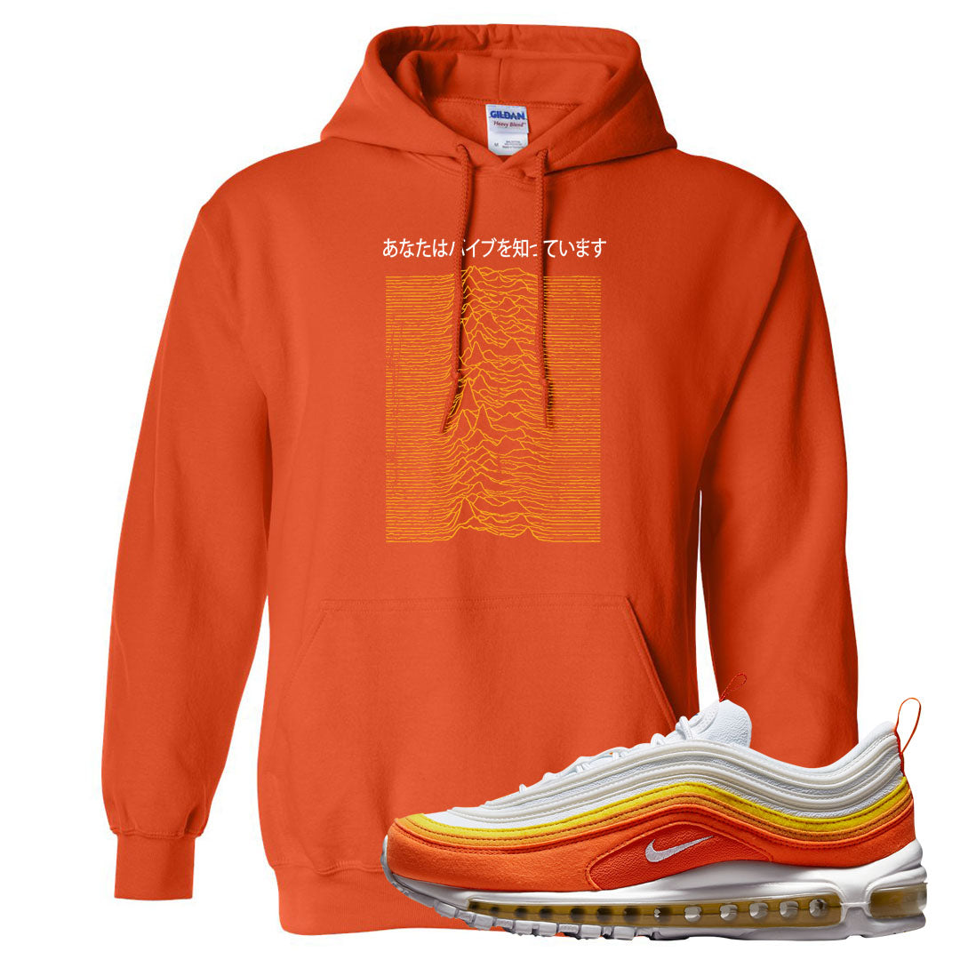 Club Orange Yellow 97s Hoodie | Vibes Japan, Orange