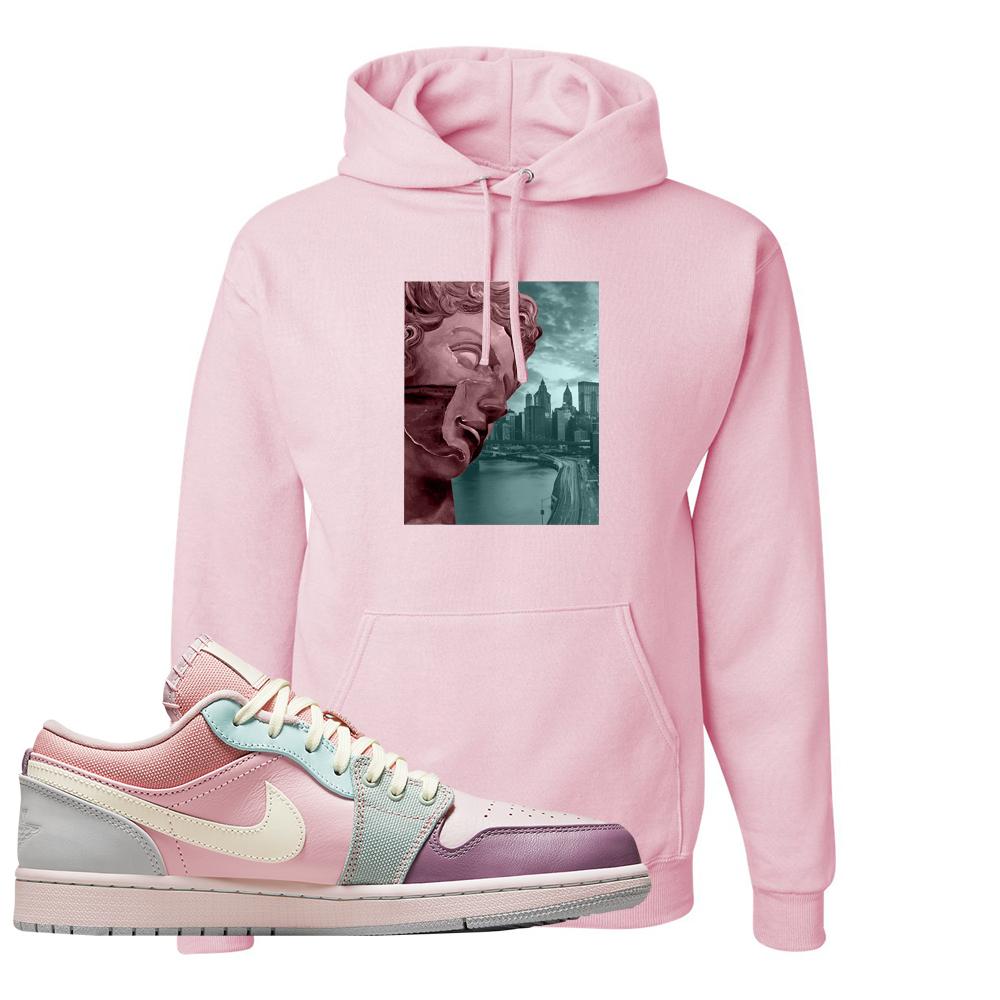 Air Jordan 1 Low Pastel Hoodie | Miguel, Light Pink