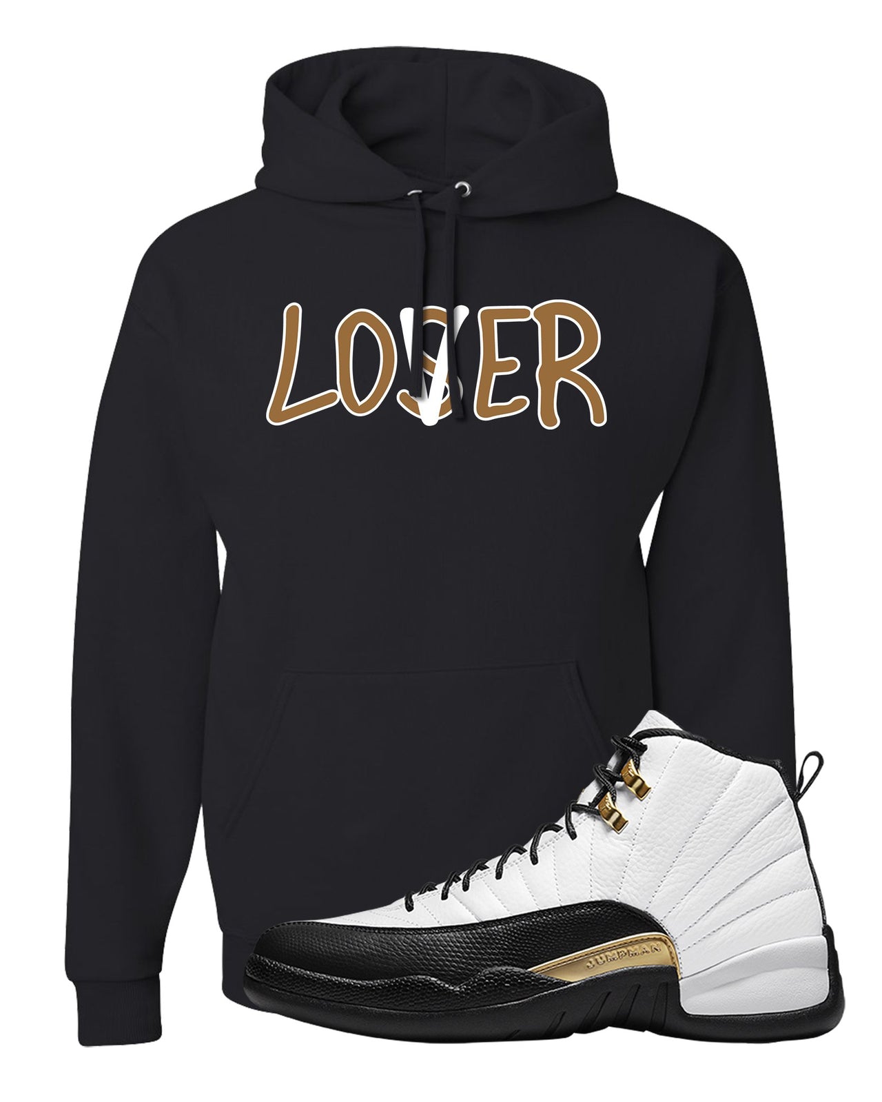 Royalty 12s Hoodie | Lover, Black