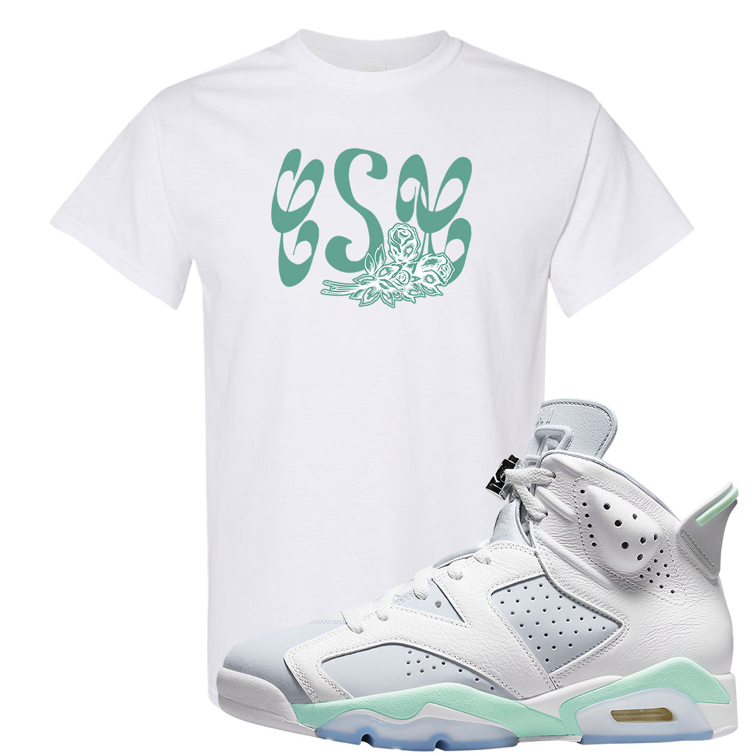 Mint Foam 6s T Shirt | Certified Sneakerhead, White