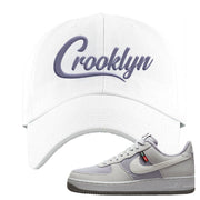 Toasty Low 1s Dad Hat | Crooklyn, White