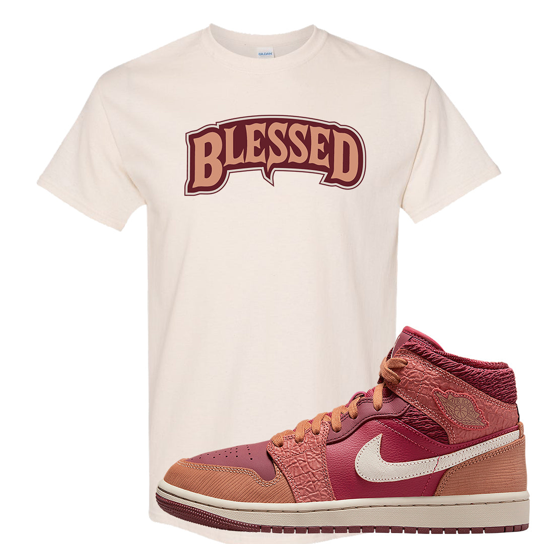 Africa Mid 1s T Shirt | Blessed Arch, Natural