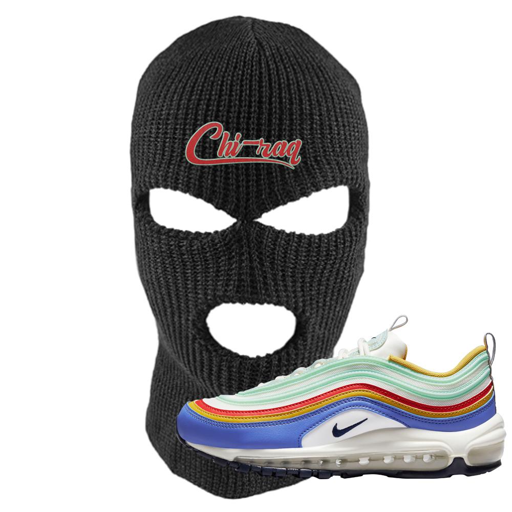 Multicolor 97s Ski Mask | Chiraq, Black