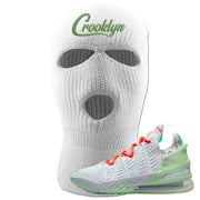 GOAT Bron 18s Ski Mask | Crooklyn, White