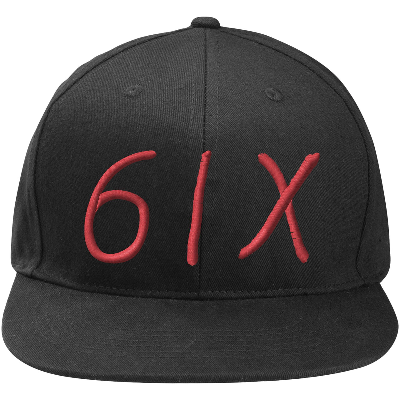 Infrared 6s Snapback Hat | 6ix, Black