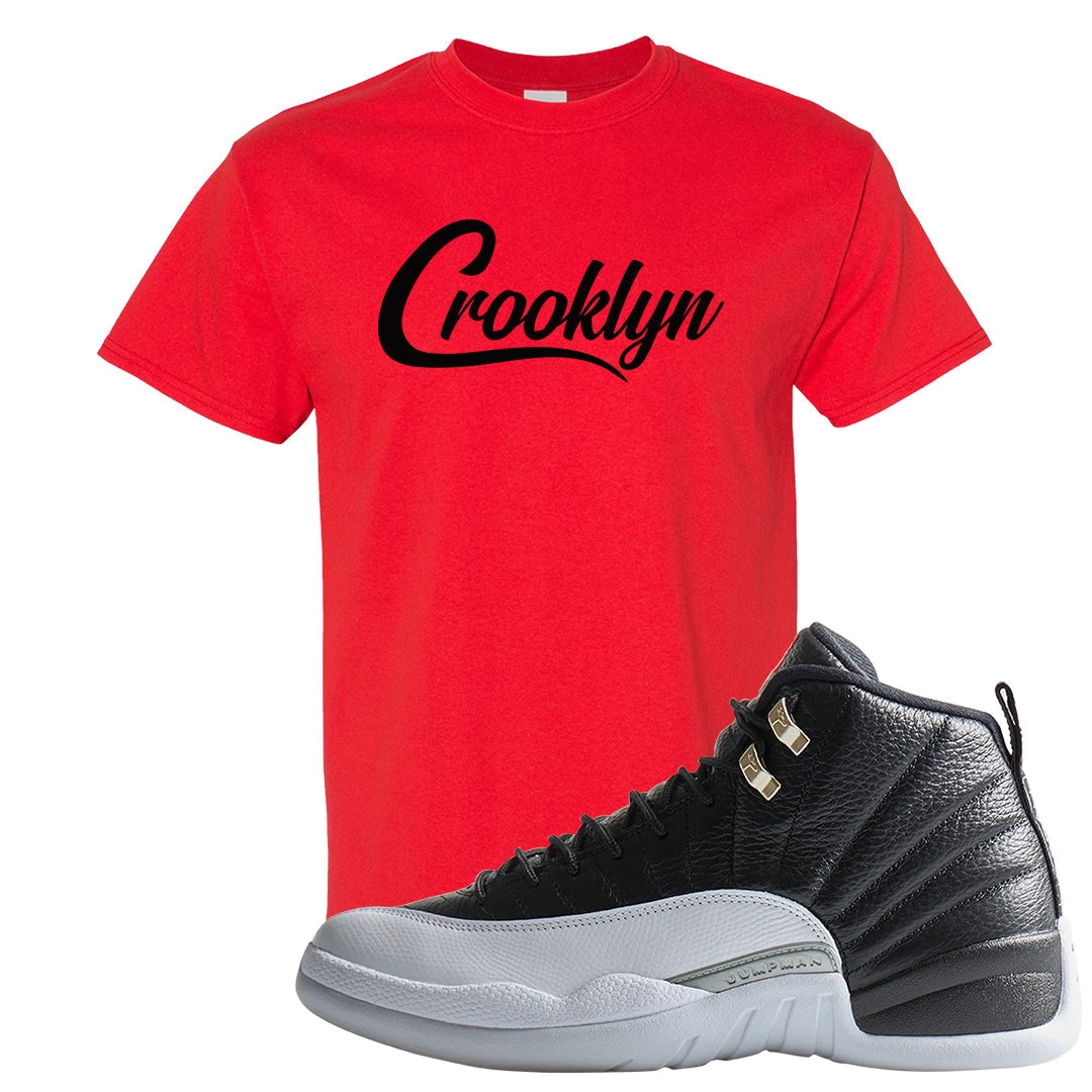 Playoff 12s T Shirt | Crooklyn, Red