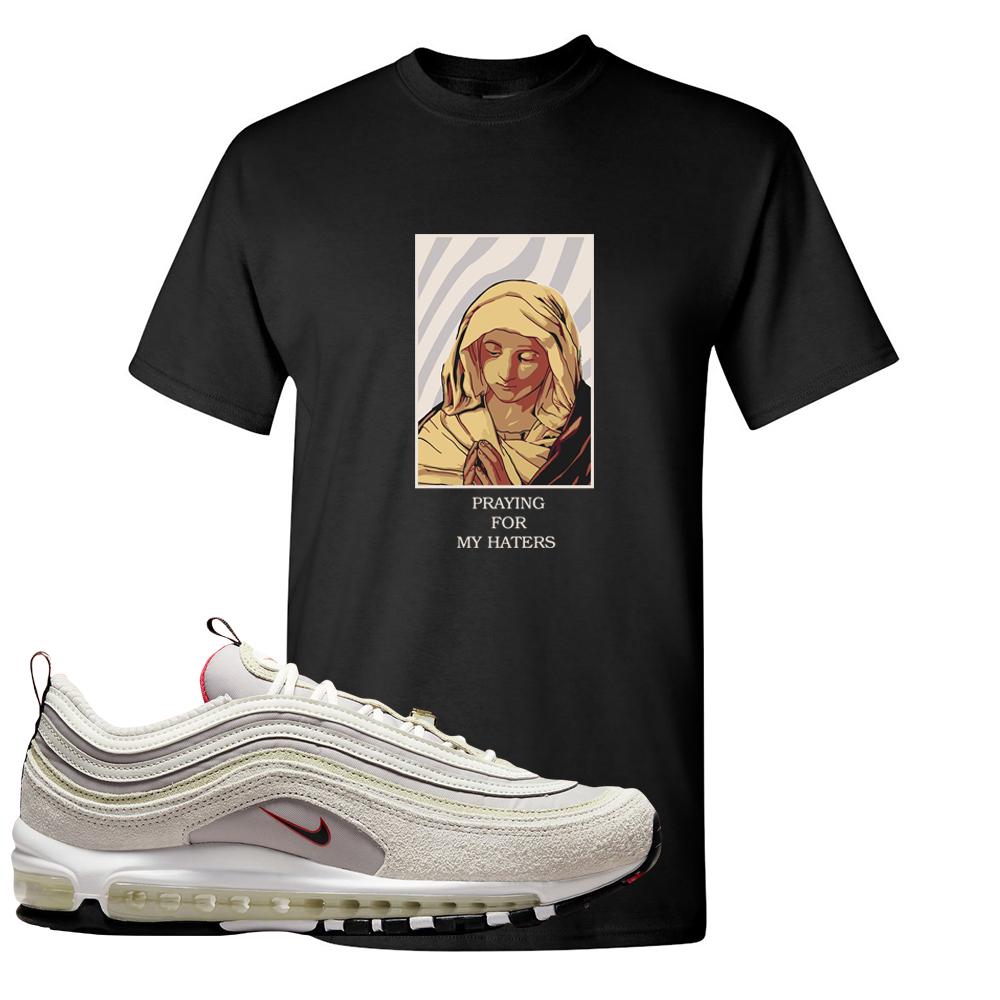 First Use Suede 97s T Shirt | God Told Me, Black